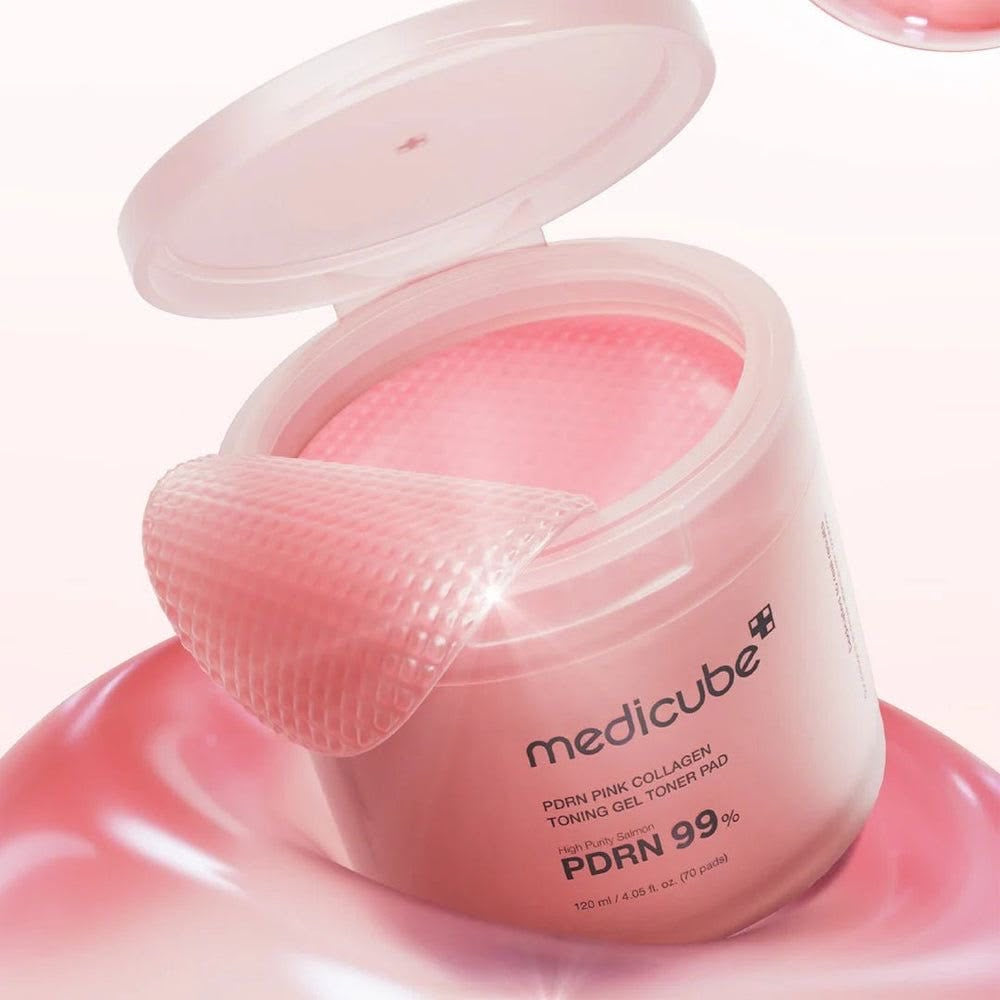 Medicube - pink collagen pdrn tóner pads